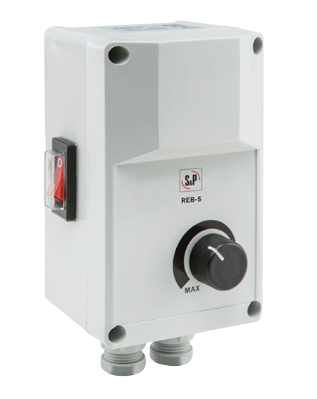 Soler&Palau-REB-5-speed-controller-single-phase-surface-mounted